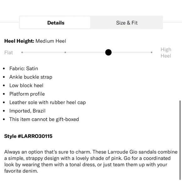 Larroude Pink Platform Gio Sandals - Picture 6 of 11